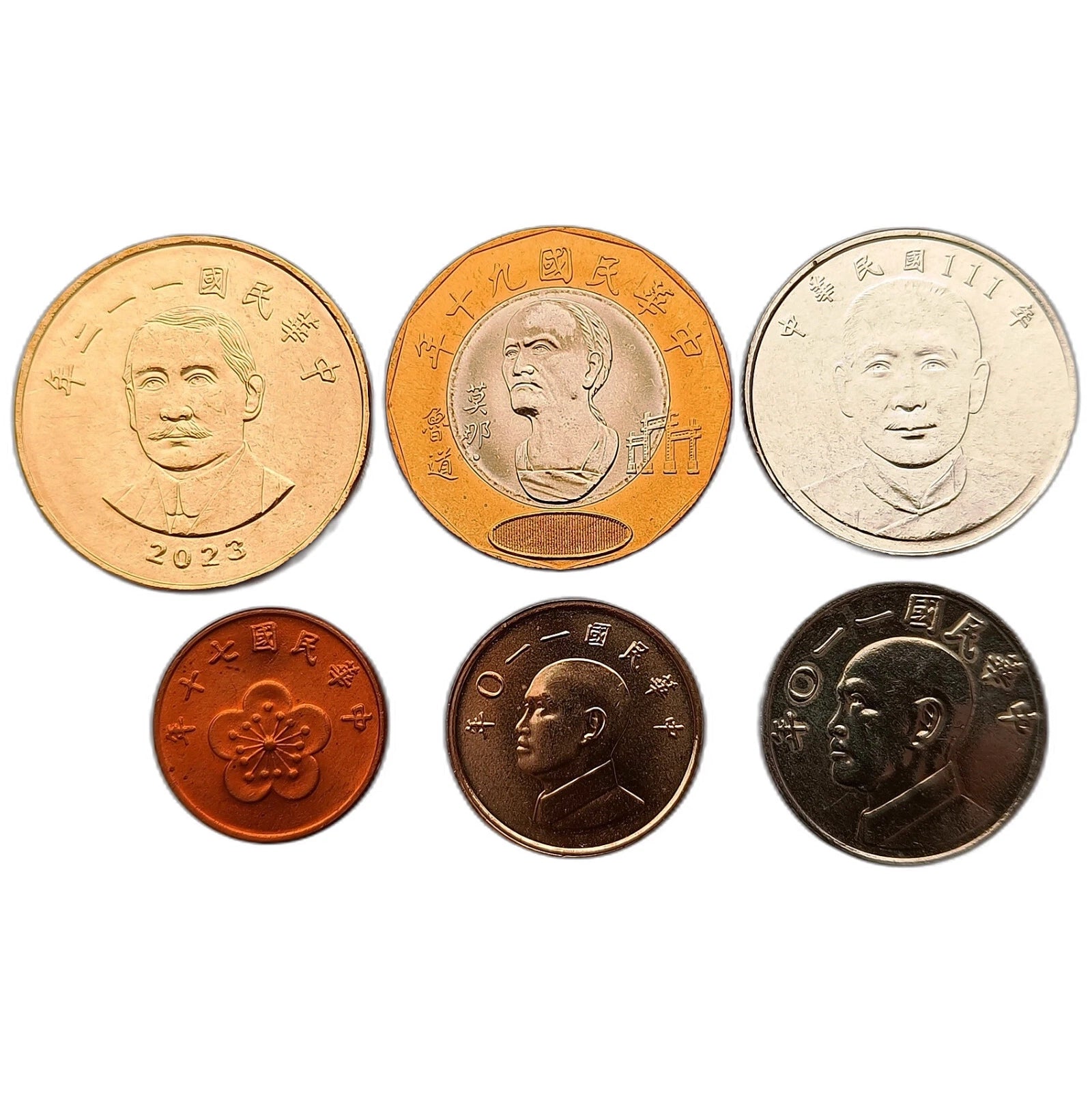Serie TAIWAN 2023 - 6 monedas