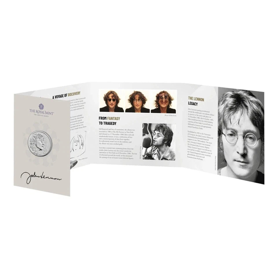 5 libras REINO UNIDO 2025 - John Lennon