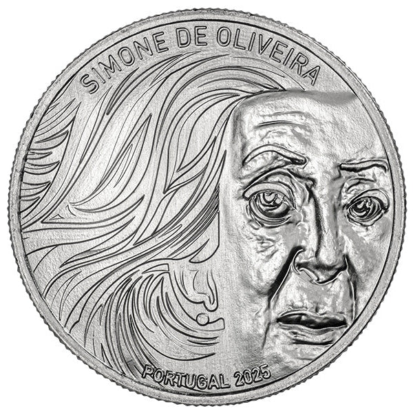 5 euros PORTUGAL 2025 - Simone de Oliveira