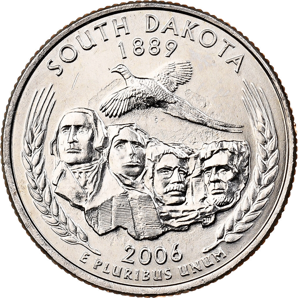 25 centavos ESTADOS UNIDOS 2006 P South Dakota