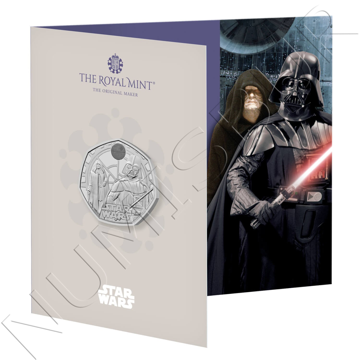 50 peniques REINO UNIDO 2024 - Darth Vader & Palpatine (BLISTER)