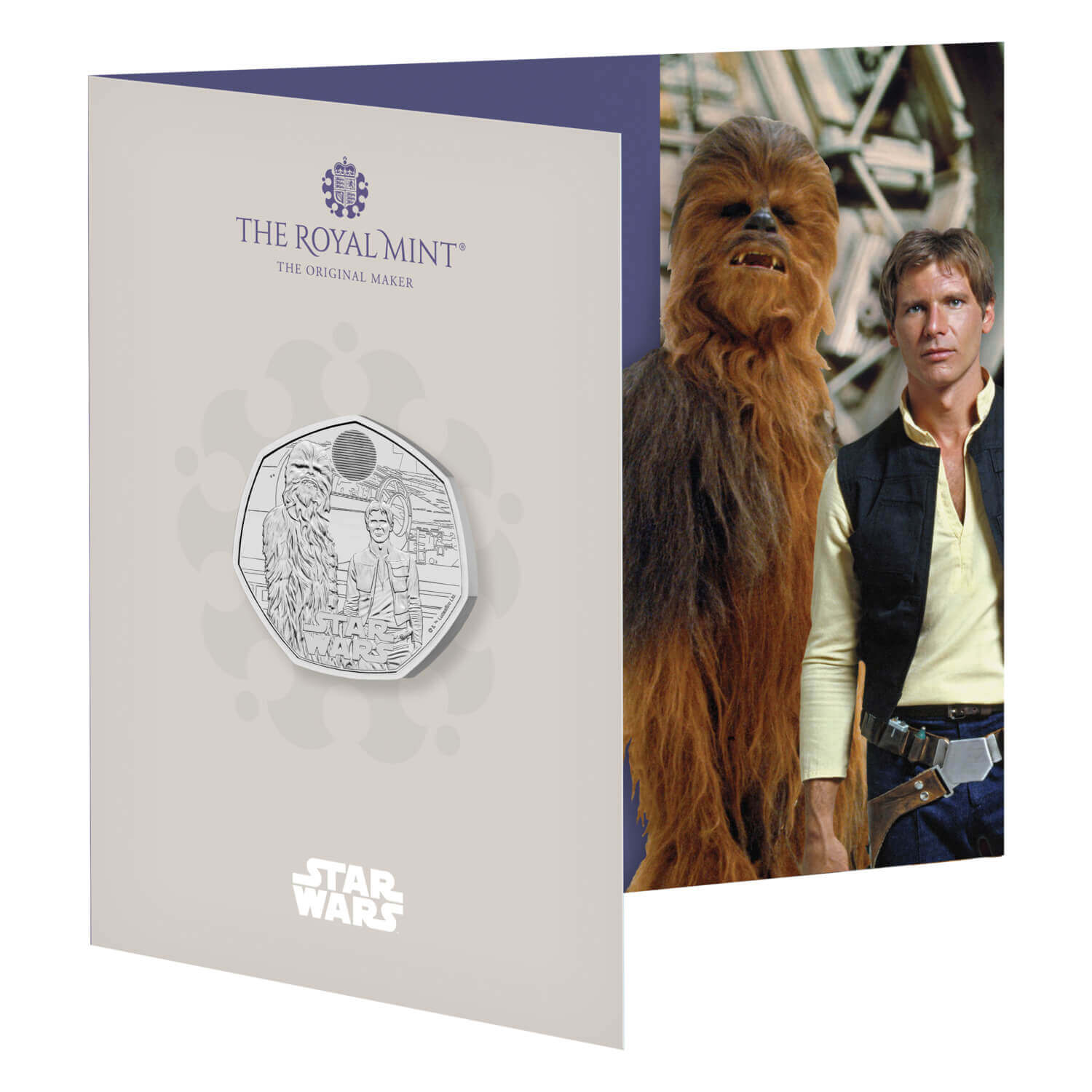 50 peniques REINO UNIDO 2024 - Han Solo & Chewbacca (BLISTER)